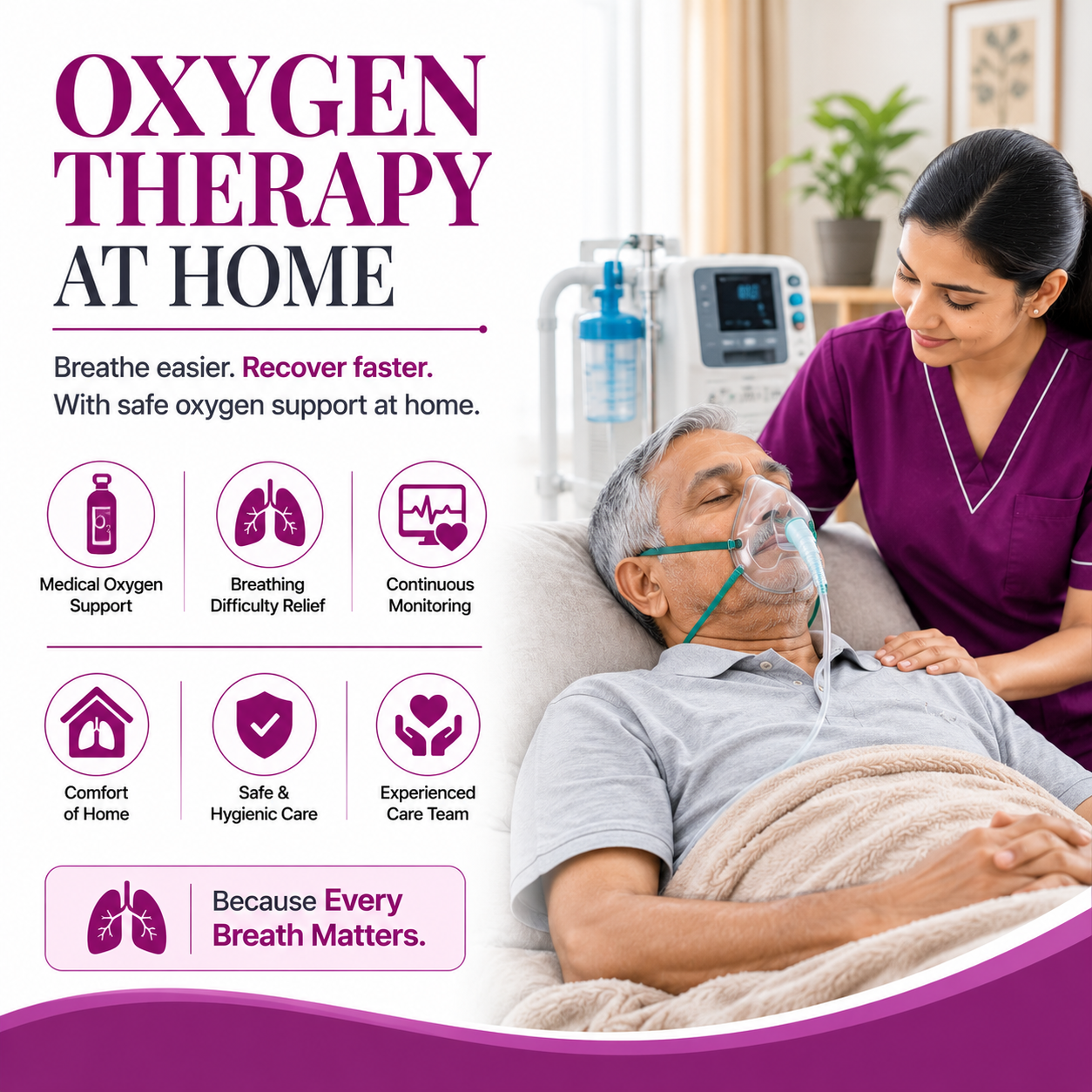 Oxygen Therapy and Medical Support at Home