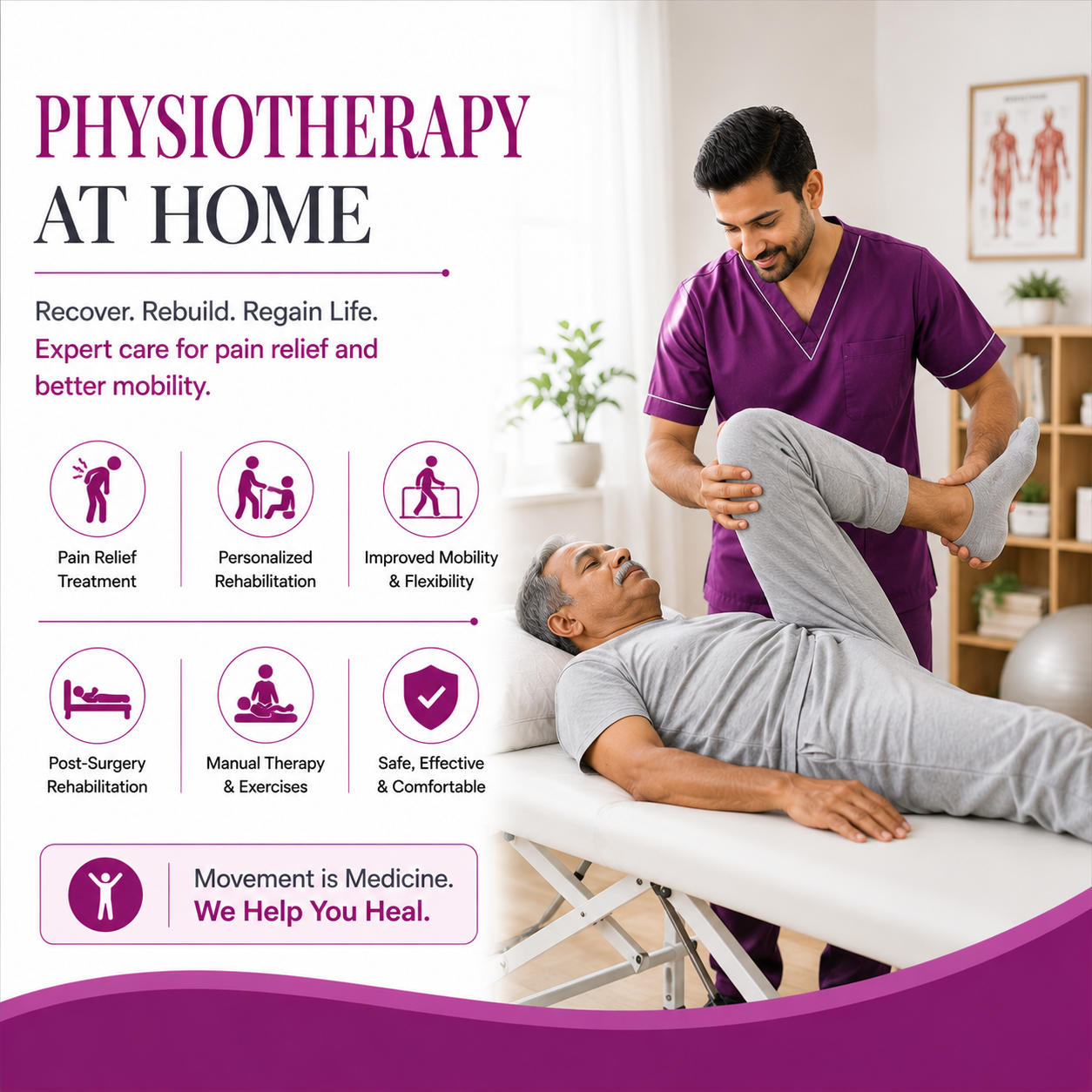Physiotherapy and Rehabilitation at Home